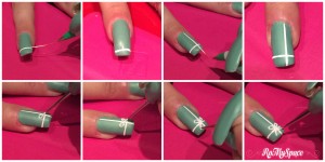 Tiffany nail art step by step