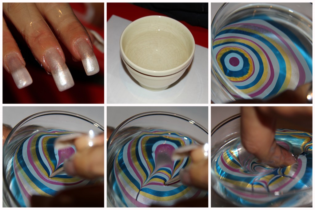 nails nailart unghie marmorizzate marble colori romyspace