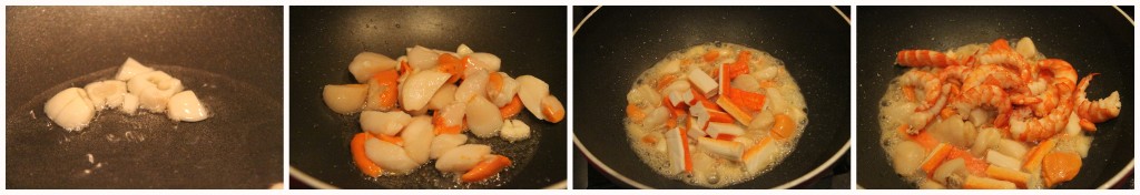 pesce crostacei capesante gamberi surimi granchio aglio wok asia asian asianfood thai thaifood koh samui romyspace 2