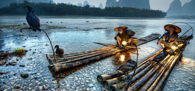 Il fiume Li e la pesca coi cormorani