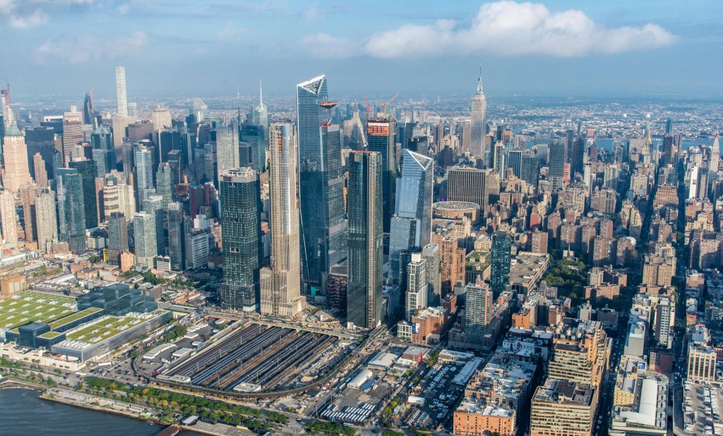 Hudson Yards Aerial View - courtesy of Related-Oxford