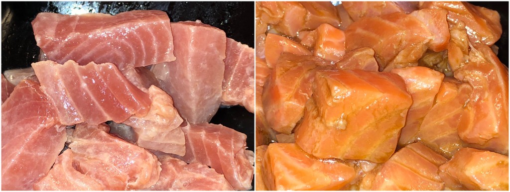 ricetta poke marinatura tonno e salmone romyspace