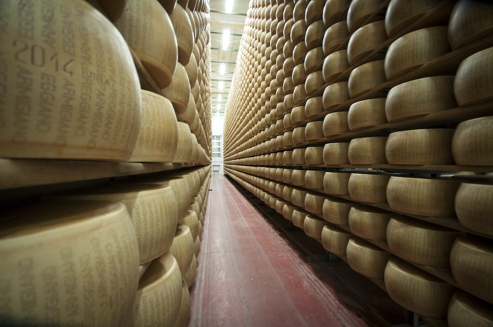 stagionatura del parmigiano reggiano