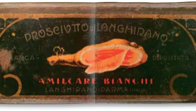 insegna vintage prosciutto di langhirano amilcare bianchi museo del prosciutto di parma