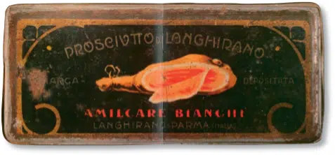 insegna vintage prosciutto di langhirano amilcare bianchi museo del prosciutto di parma